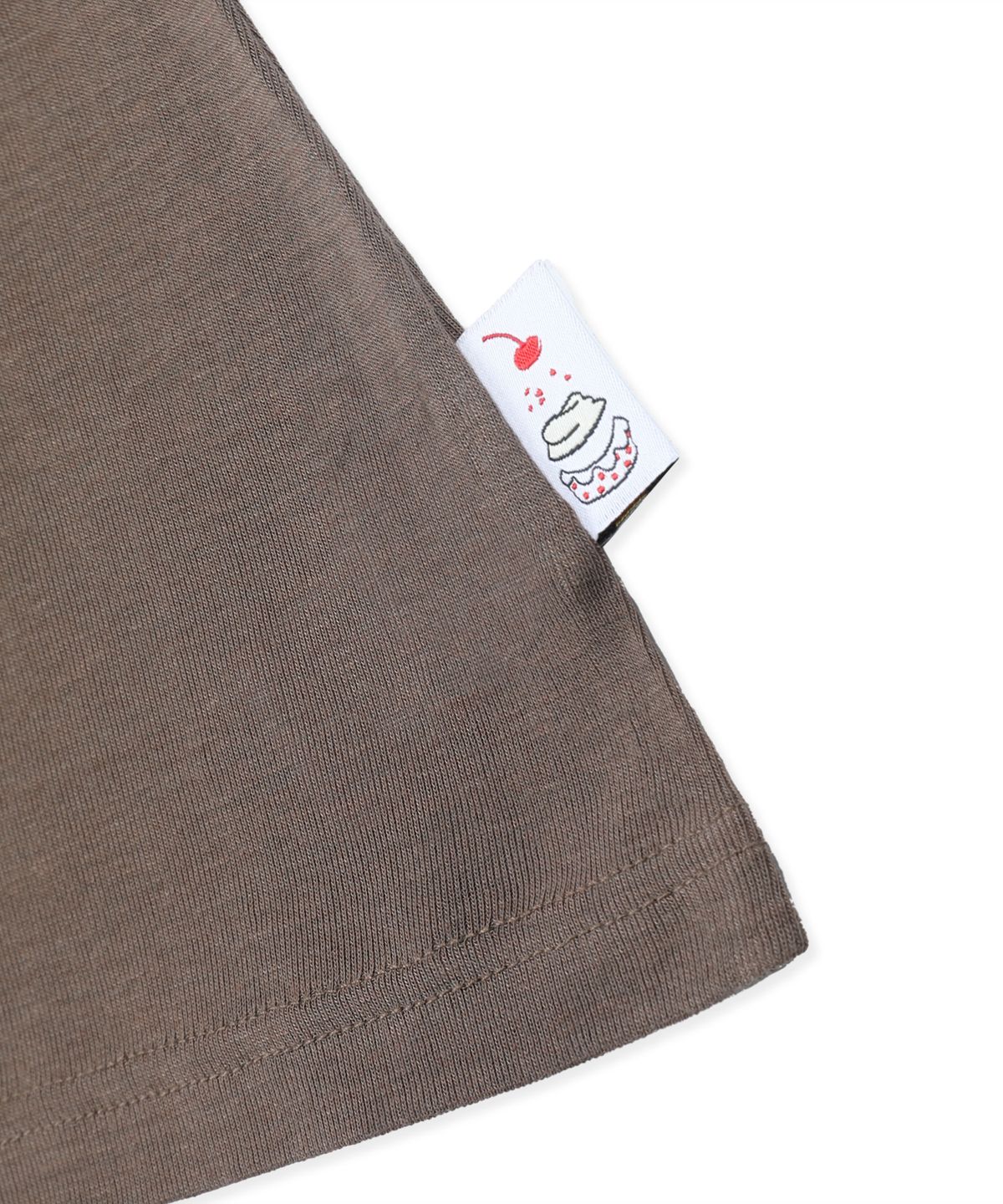 루나키후(RuNaKi'Hu') WXT086 카오리 핑거홀 보트넥 롱슬리브 (BROWN)