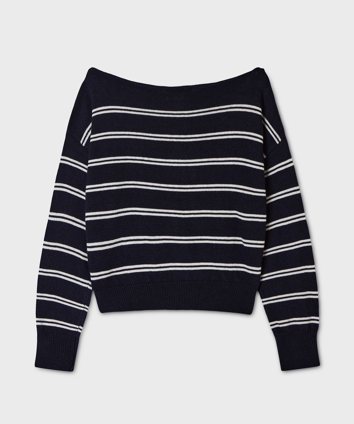 후아유(WHO.A.U) Off-Shoulder Ribbon Pullover / WHKAG4938F