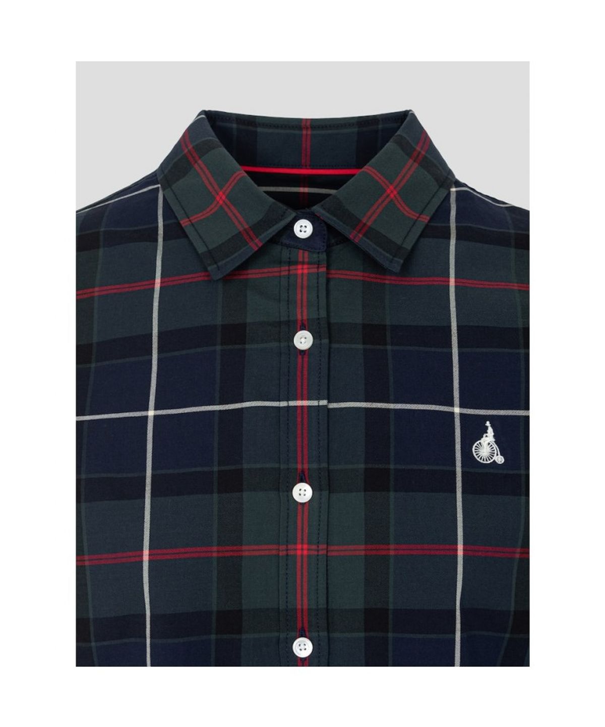 빈폴 레이디스(BEANPOLE LADIES) [Essential] 헤릿체크 릴랙스핏 셔츠  네이비 (BF6864E93R)
