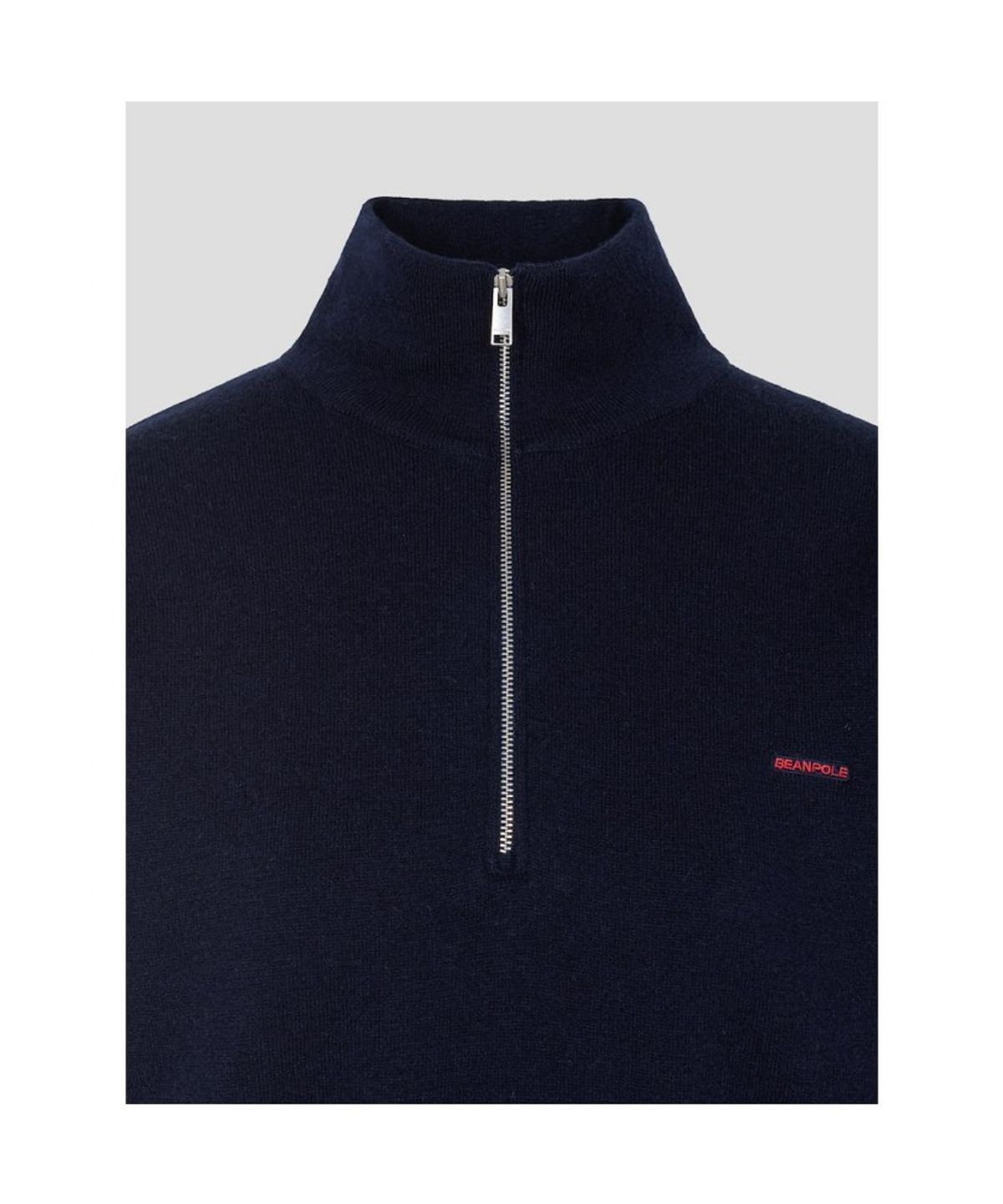 빈폴 레이디스(BEANPOLE LADIES) [Essential] 베러 핏 쿼터 집 니트  네이비 (BF6851E04R)