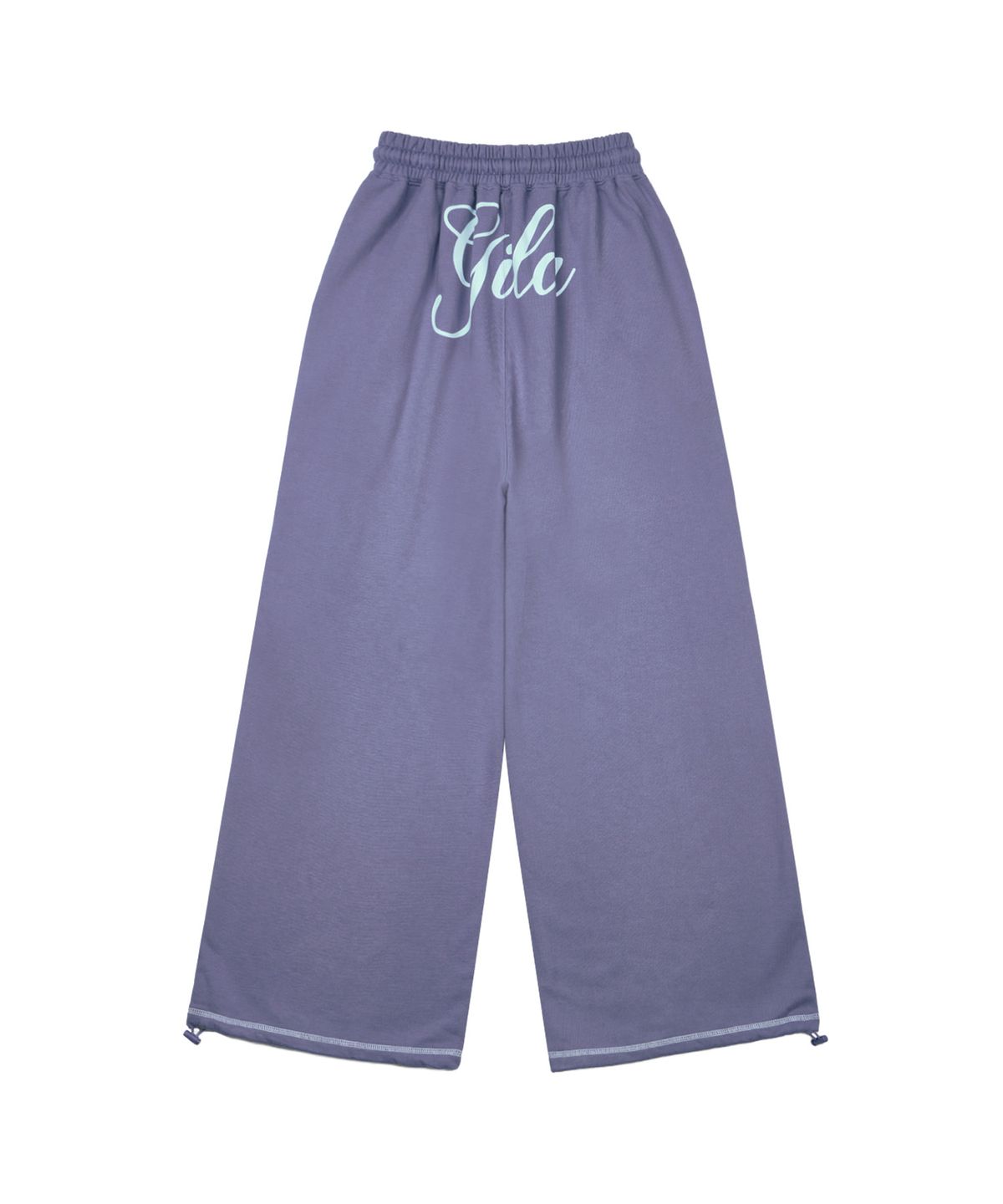 길라아카이브(GILAARCHIVE) STITCHED SMALL LOGO SWEAT PANTS_BLUE