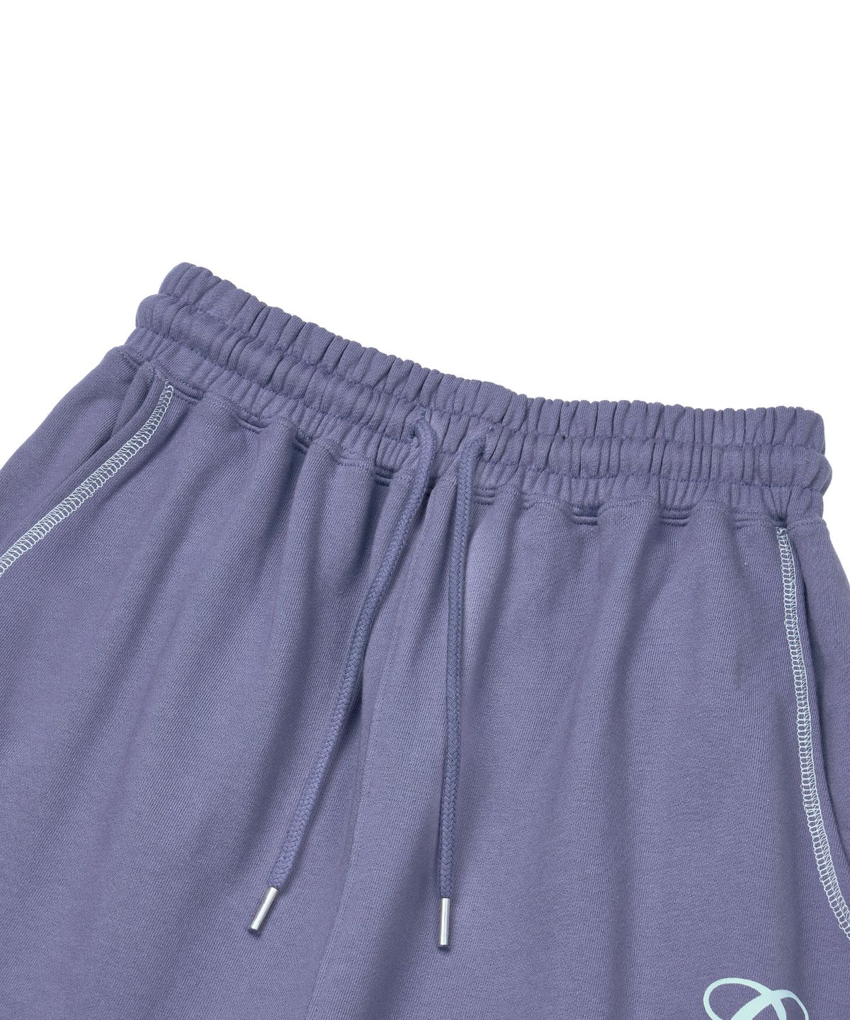 길라아카이브(GILAARCHIVE) STITCHED SMALL LOGO SWEAT PANTS_BLUE