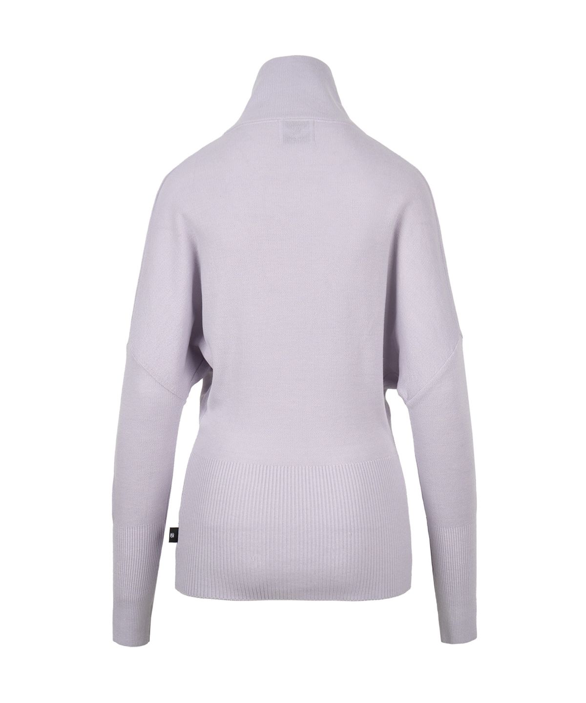 길라아카이브(GILAARCHIVE) HIGH NECK COWL GRAPHIC KNIT_LIGHT PURPLE