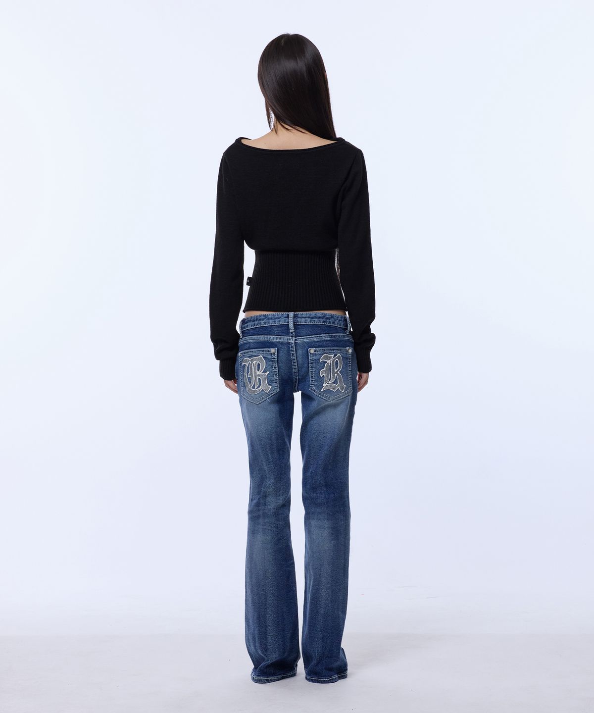 길라아카이브(GILAARCHIVE) NECKLACE OFF SHOULDER KNIT_BLACK