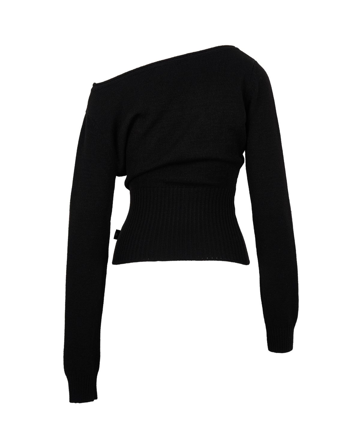 길라아카이브(GILAARCHIVE) NECKLACE OFF SHOULDER KNIT_BLACK
