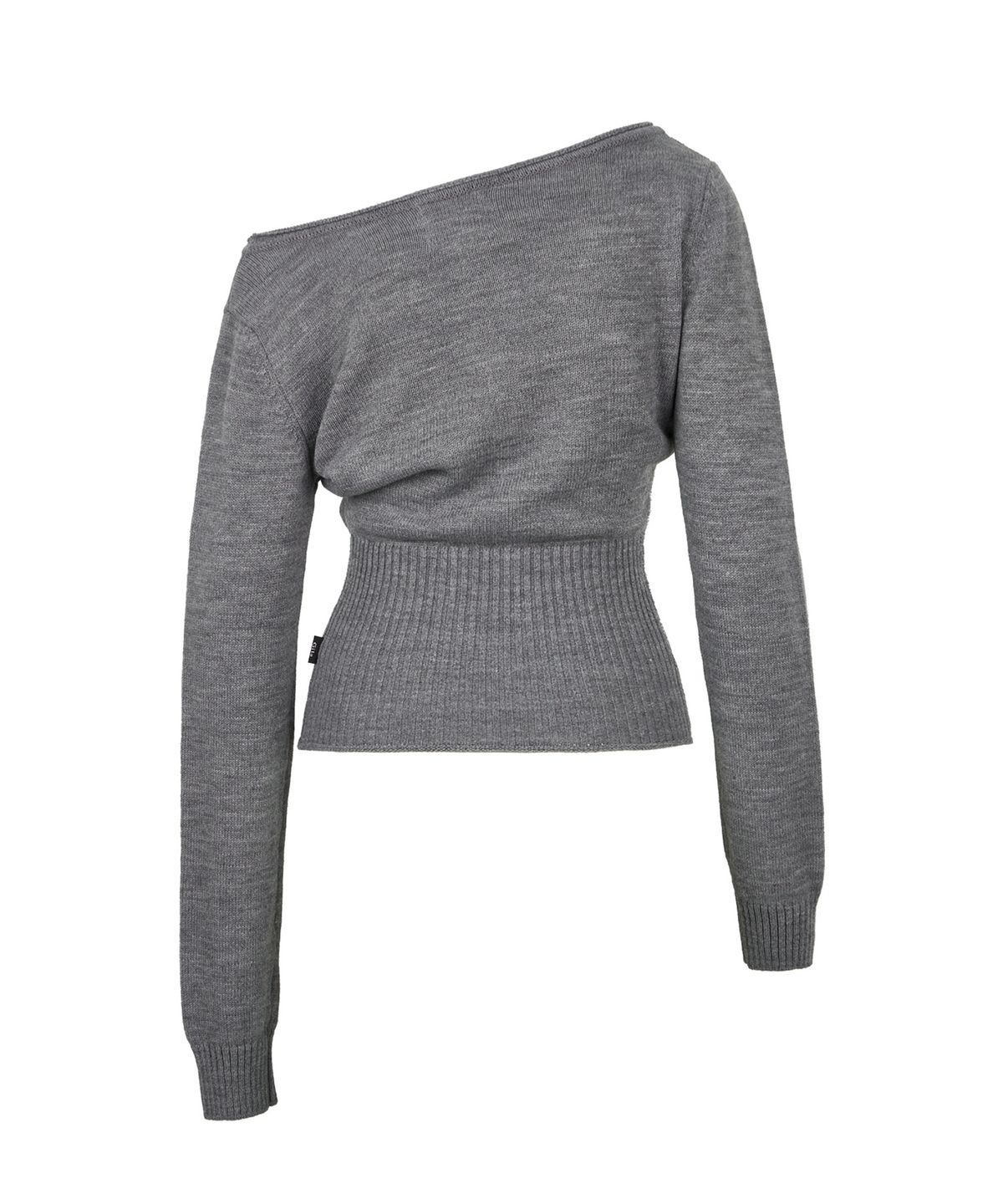 길라아카이브(GILAARCHIVE) NECKLACE OFF SHOULDER KNIT_GREY