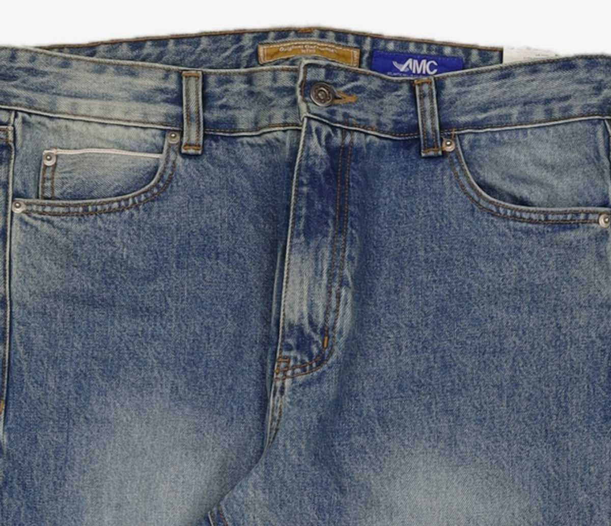 프리즘웍스(FRIZMWORKS) OG SELVEDGE REGULAR DENIM PANTS _ LIGHT BLUE L