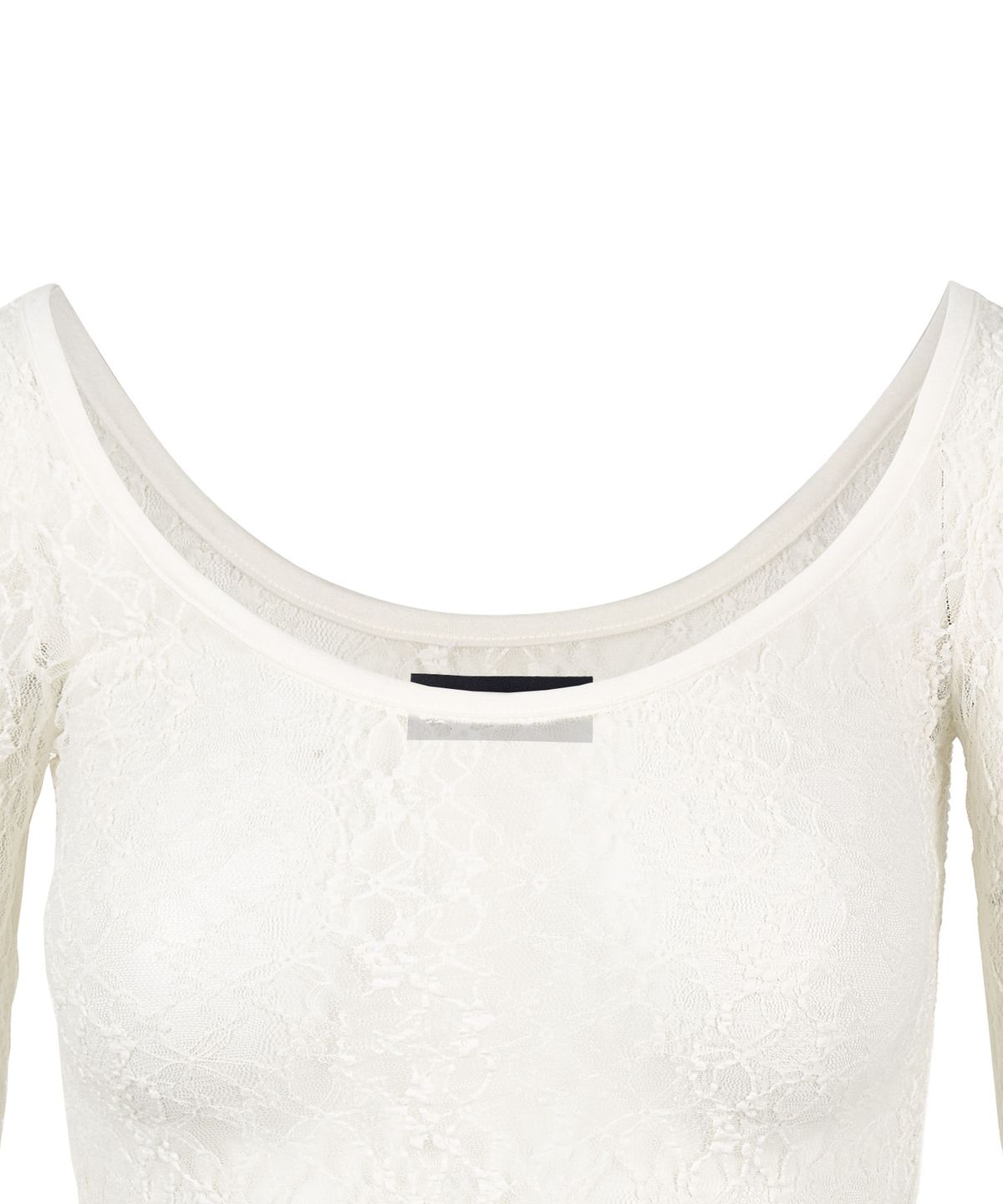길라아카이브(GILAARCHIVE) LAYERED LACE STRAP LONG SLEEVE_WHITE