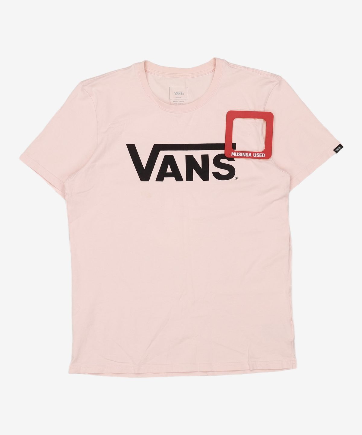 반스(VANS) 플라잉 V 티셔츠 - 스트로베리 크림 / VN0A33ZLSYC1 M