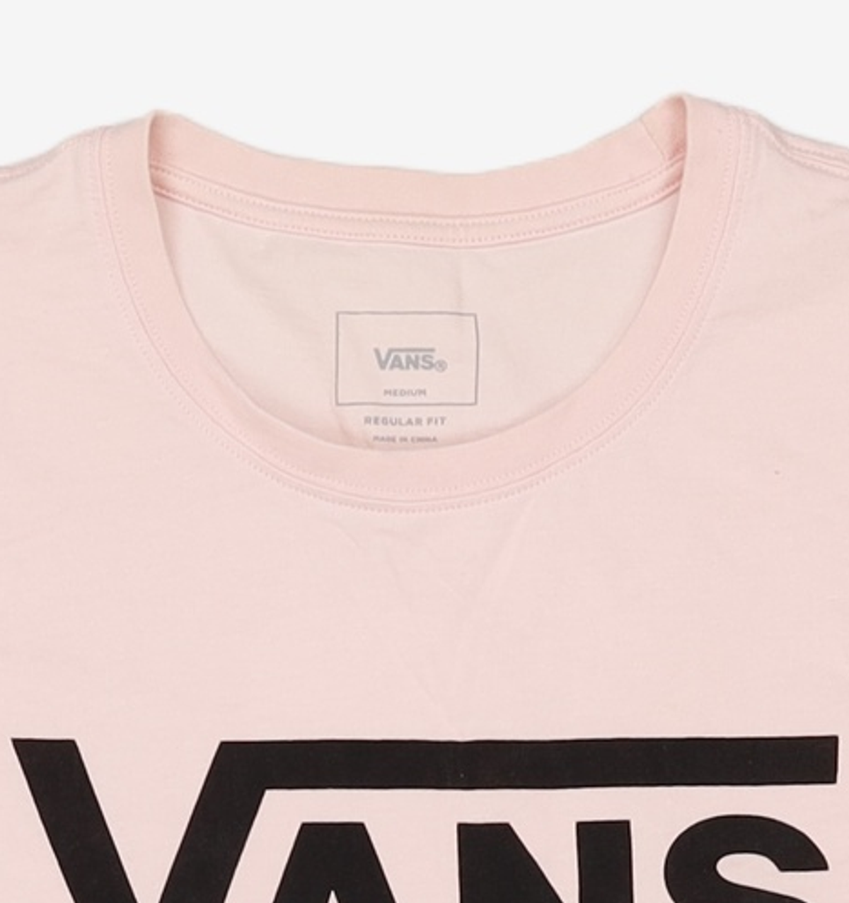 반스(VANS) 플라잉 V 티셔츠 - 스트로베리 크림 / VN0A33ZLSYC1 M