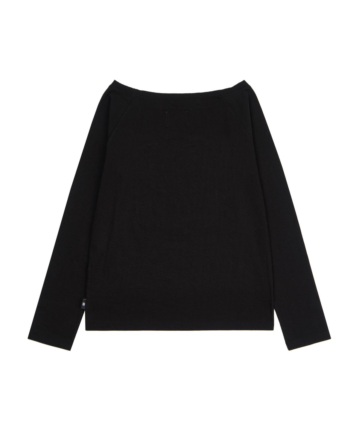 길라아카이브(GILAARCHIVE) APPLIQUE STUD G LOGO LONG SLEEVE_BLACK
