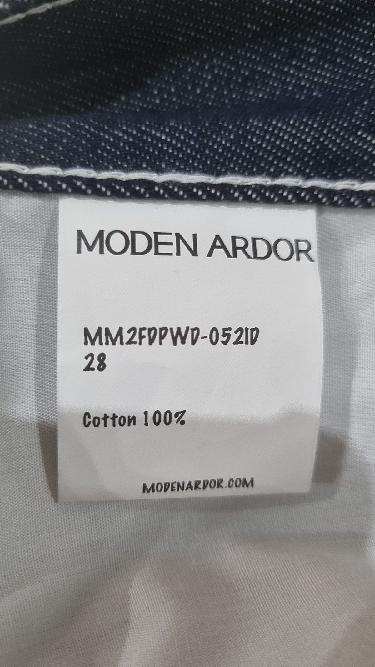 모덴아르더(MODEN ARDOR) 청/데님 팬츠 28
