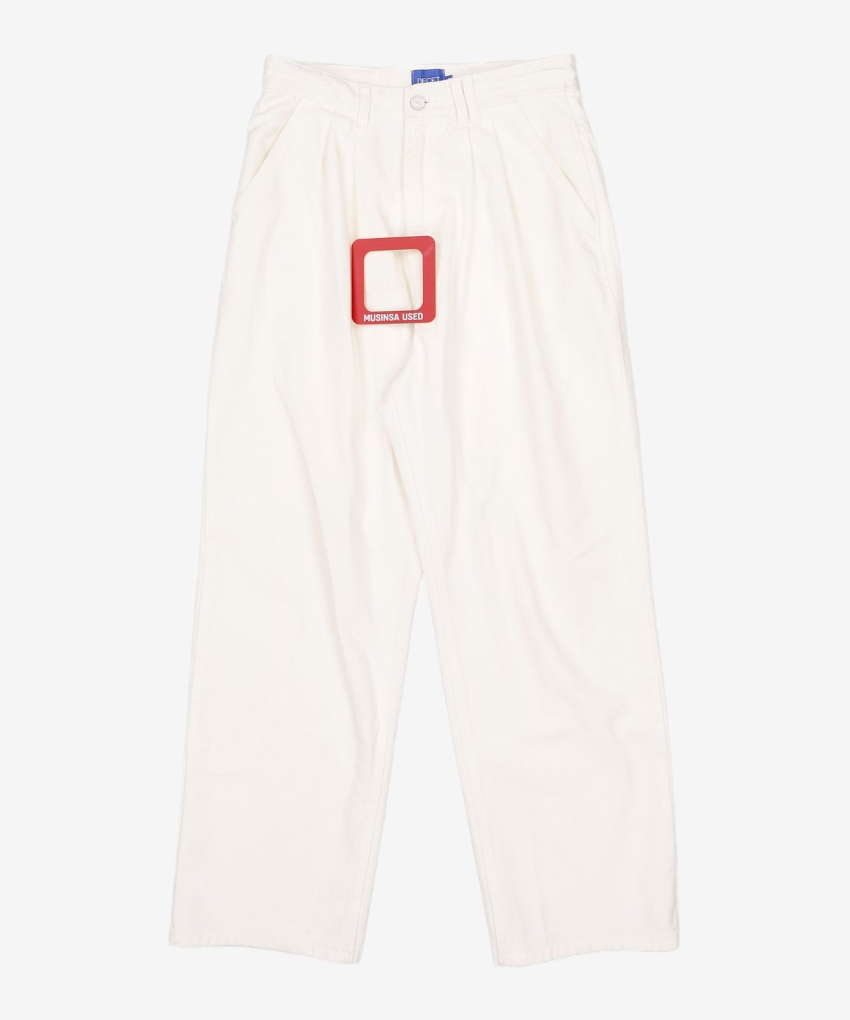 데케트(DECET) Dawn 2Pleats Wide Pants DCPT007Ivory 28