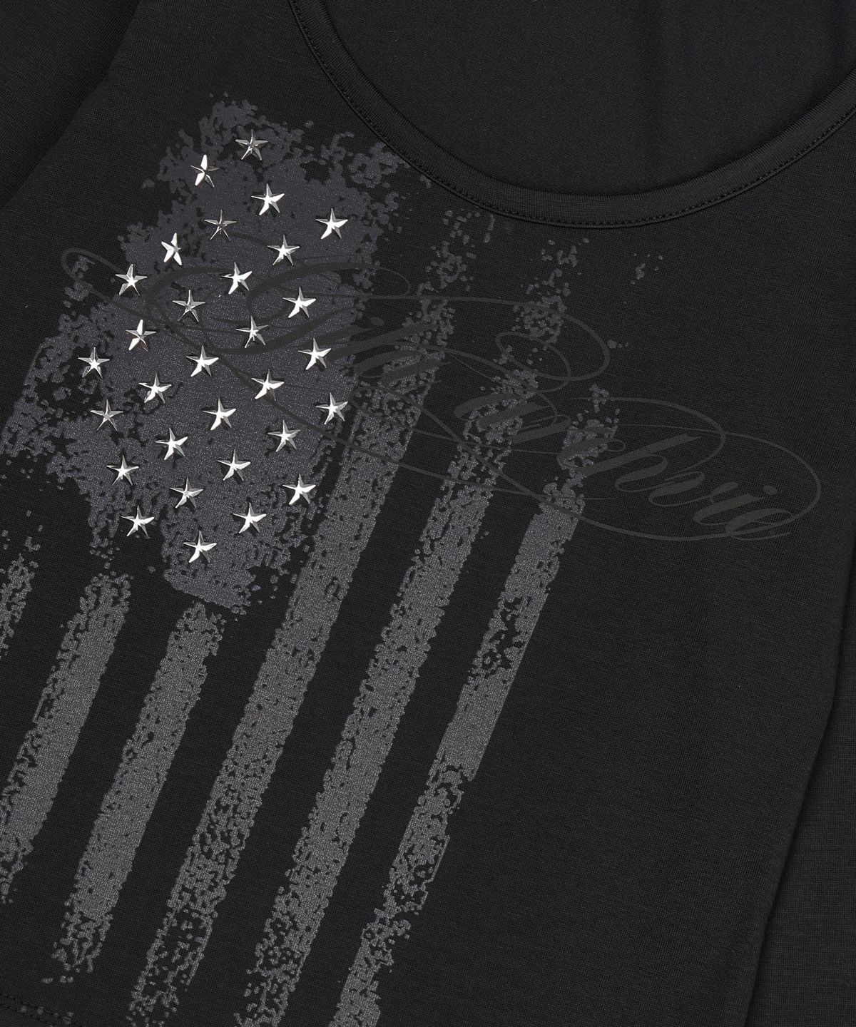 길라아카이브(GILAARCHIVE) USA STAR CROP LONG SLEEVE_BLACK