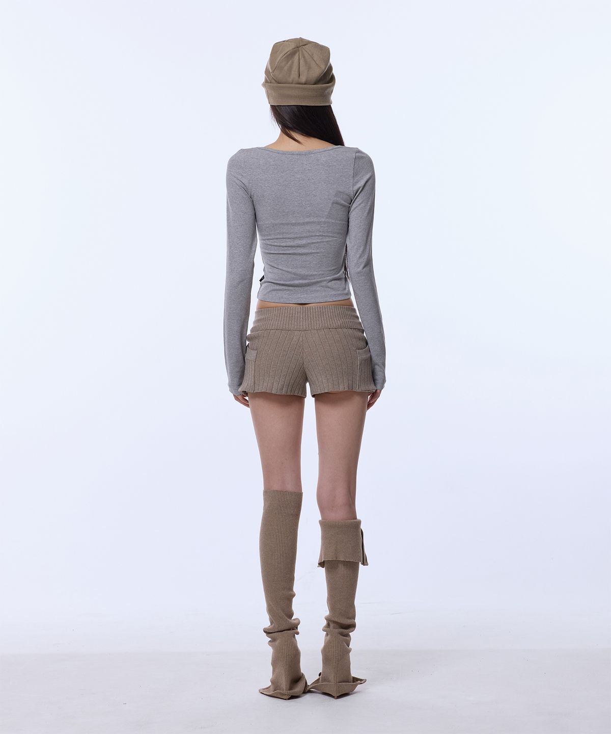 길라아카이브(GILAARCHIVE) USA STAR CROP LONG SLEEVE_GREY