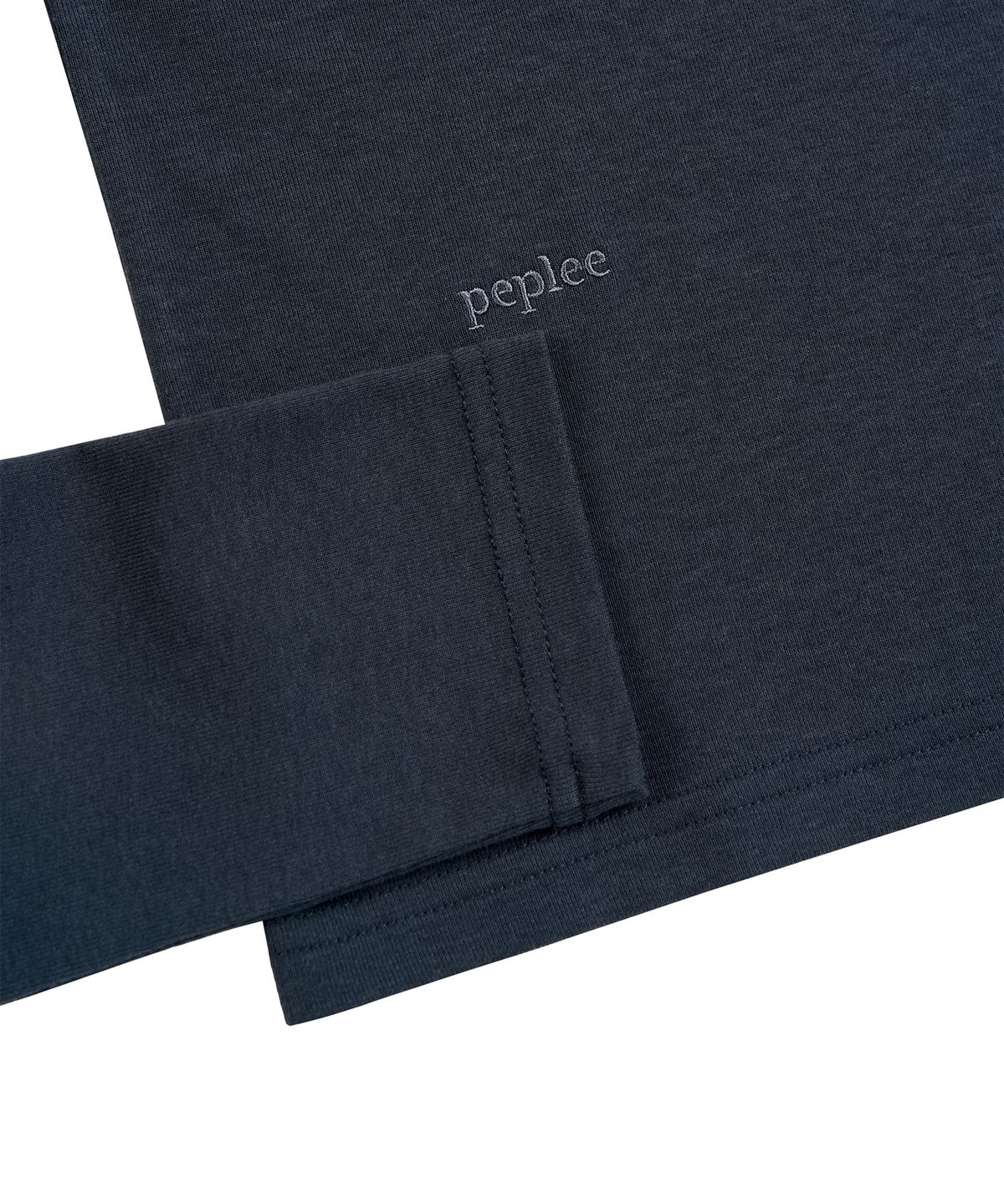 페플리(PEPLEE) V-Neck Pocket Long Sleeve (Navy)