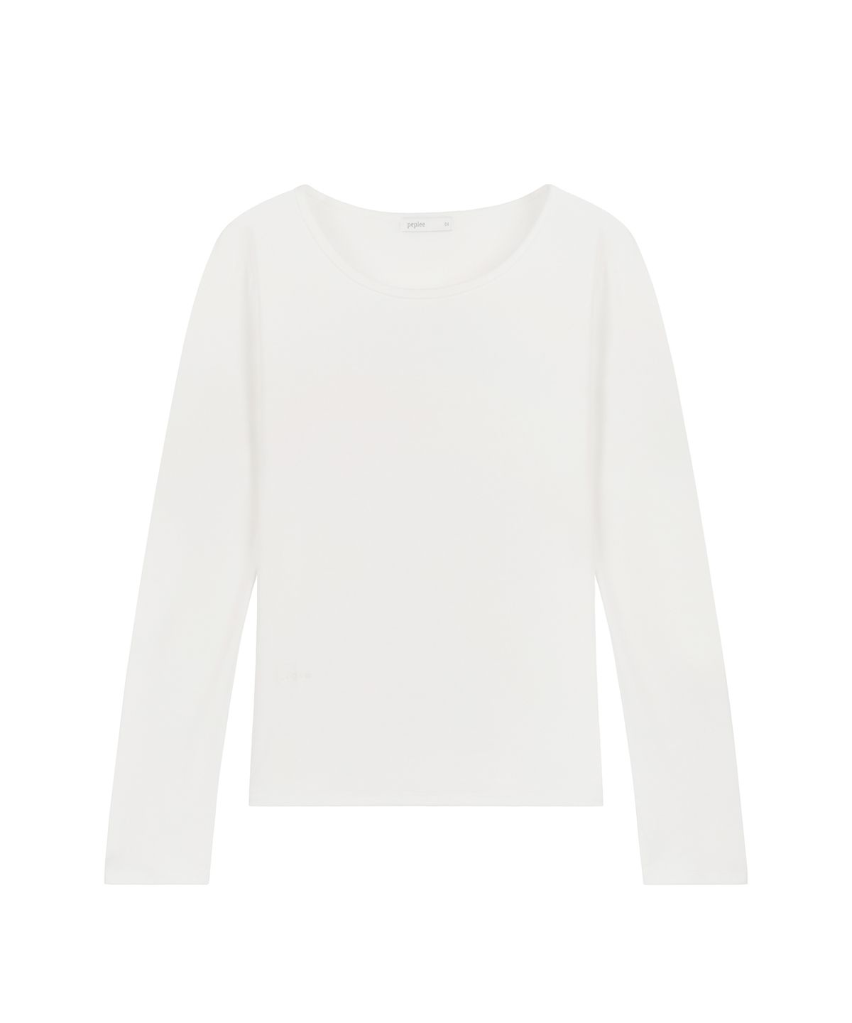 페플리(PEPLEE) [Set] Tencel Layered Top (White)