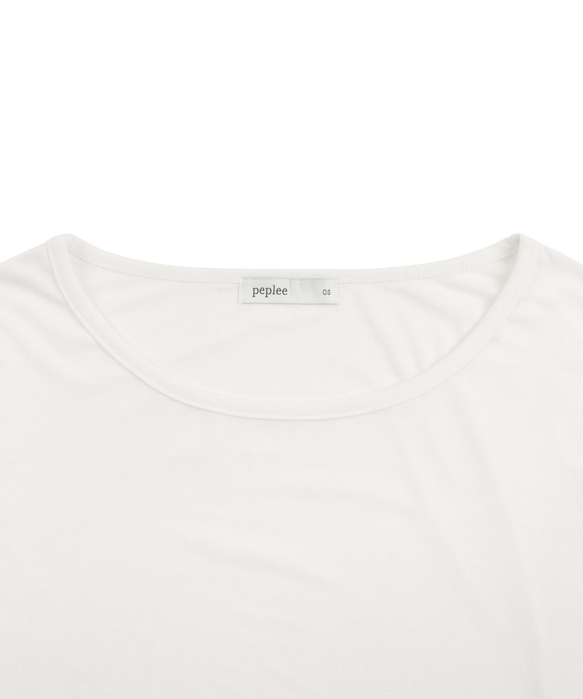 페플리(PEPLEE) [Set] Tencel Layered Top (White)