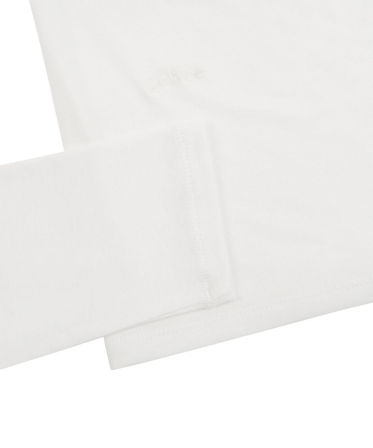 페플리(PEPLEE) [Set] Tencel Layered Top (White)