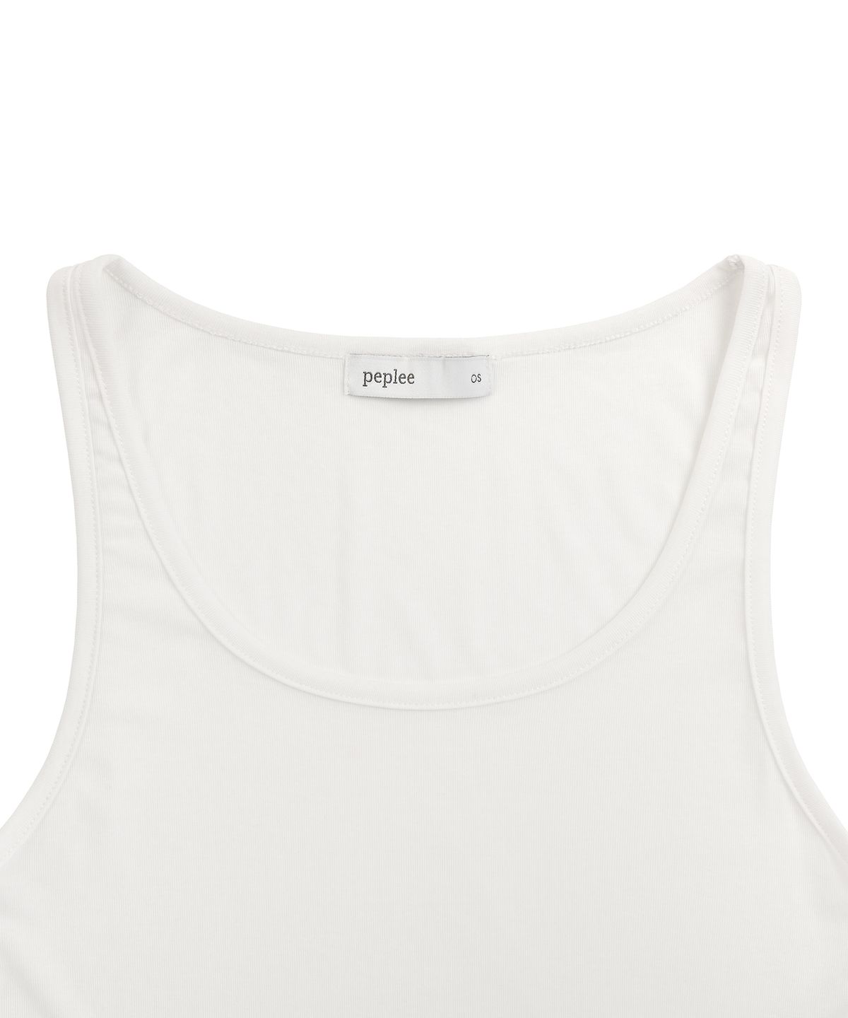 페플리(PEPLEE) [Set] Tencel Layered Top (White)