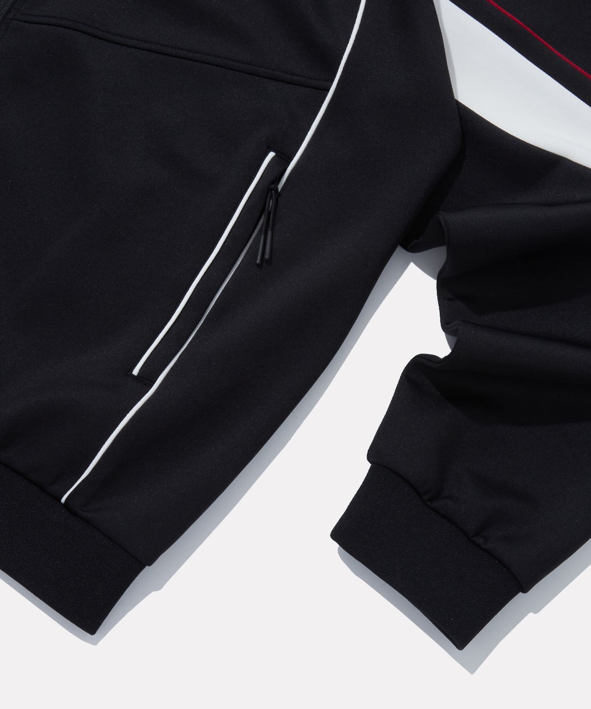 리복(REEBOK) 벡터 라인 저지 트랙 탑 - 블랙