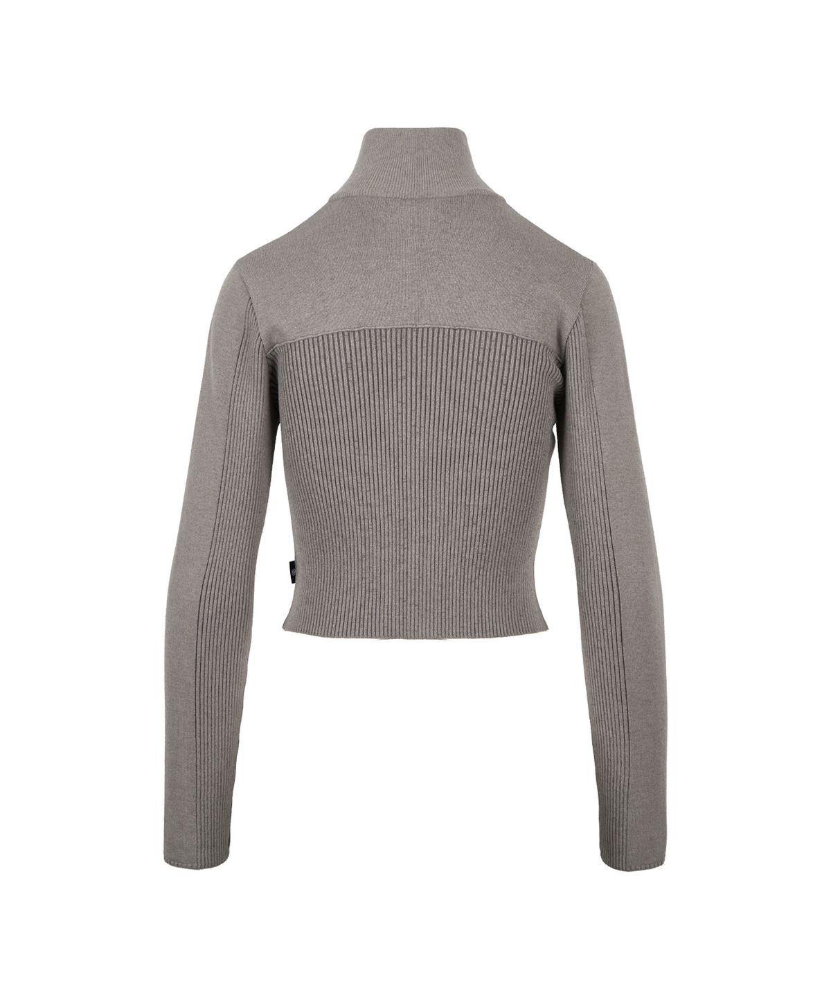 길라아카이브(GILAARCHIVE) g SYMBOL CROP KNIT ZIP-UP_GREY