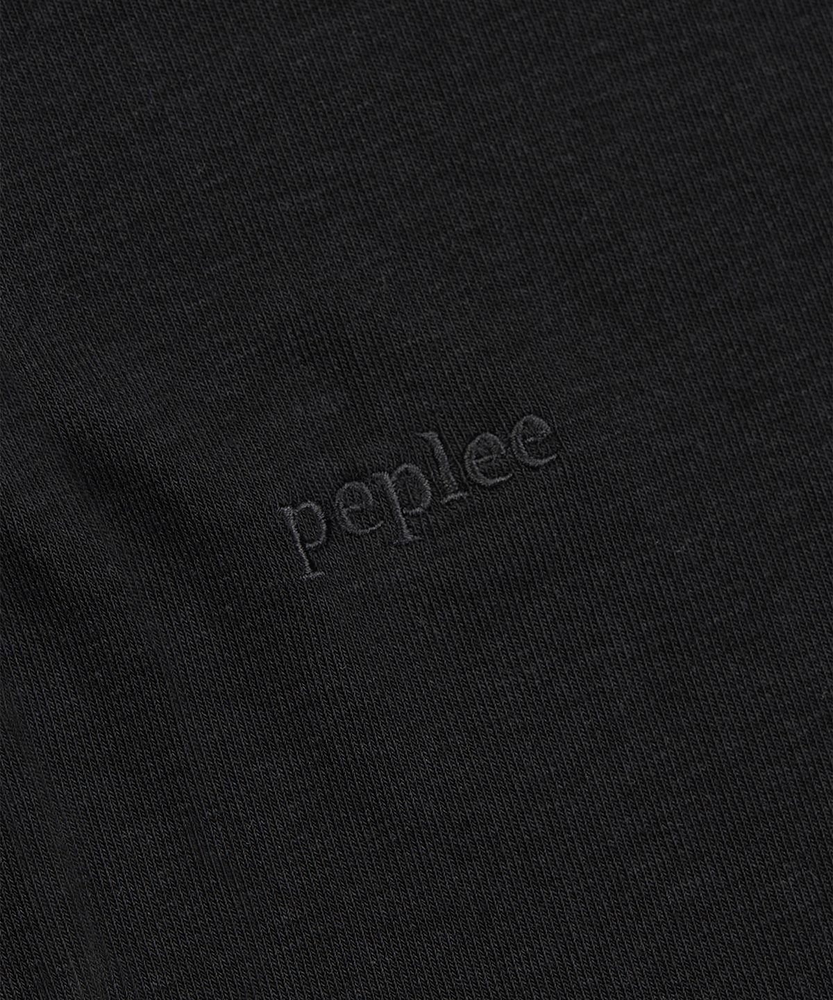 페플리(PEPLEE) [Set] Tencel Layered Top (Black)
