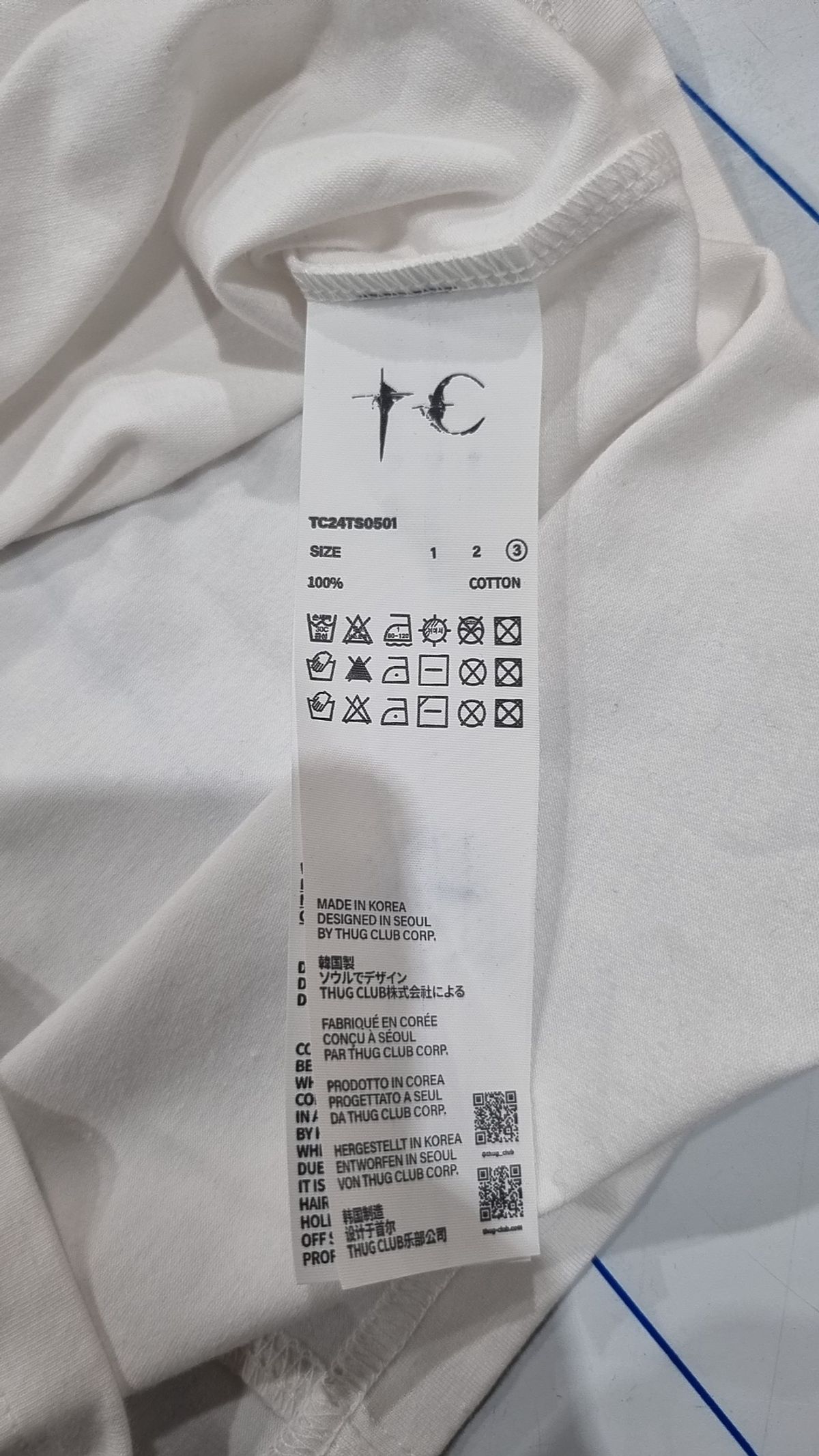 떠그클럽(THUGCLUB) TC Tank Top - White 3