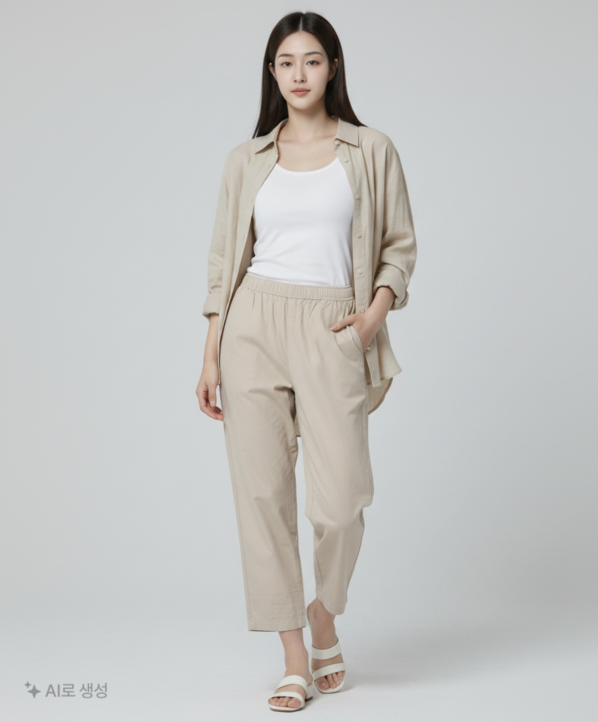 유니클로(UNIQLO) 코튼 팬츠 XL