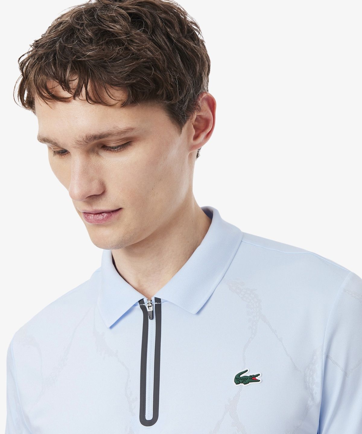 라코스테(LACOSTE) 남성 테니스 패턴 폴로 DH6745-56N T01