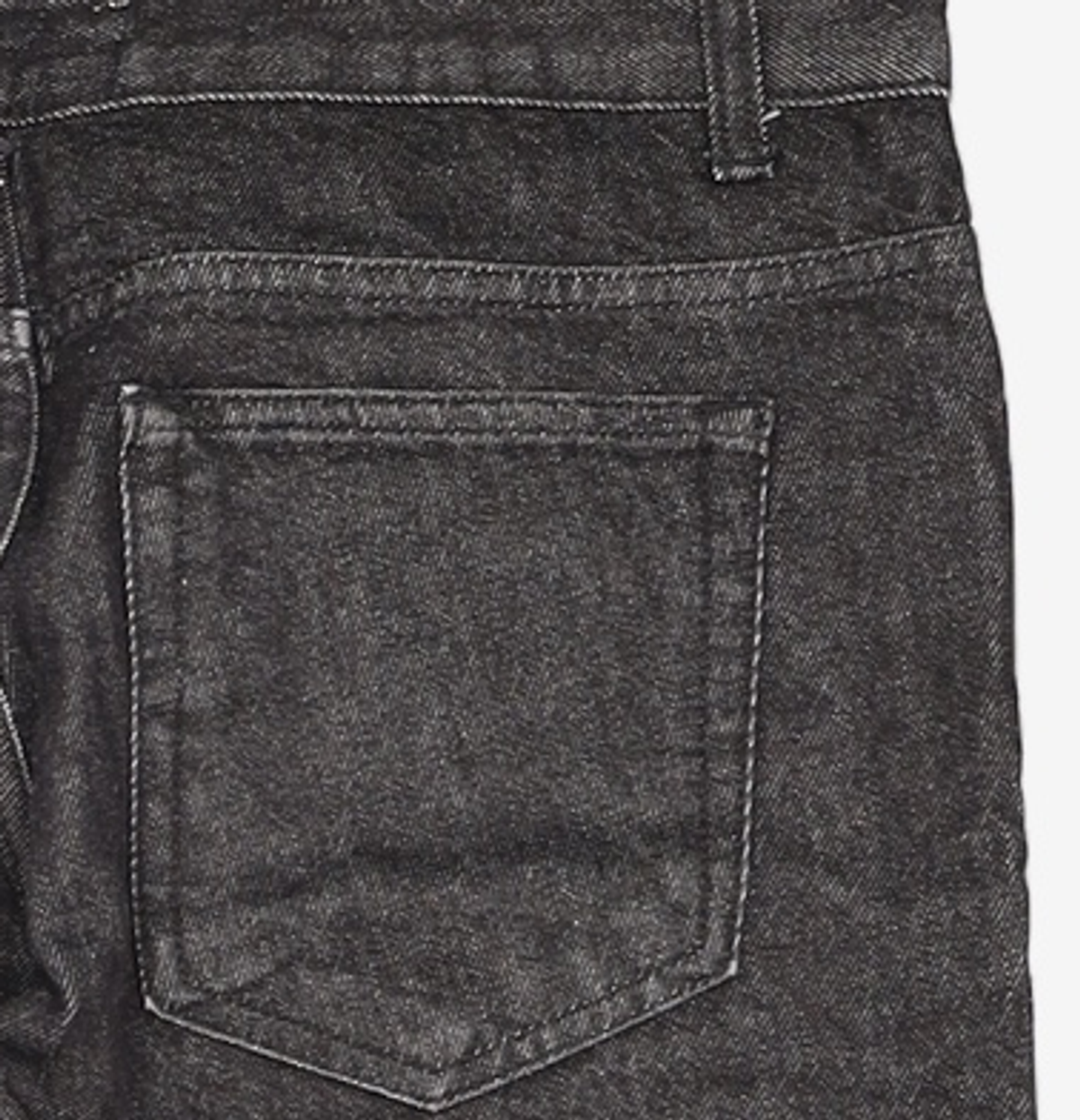 프리즘웍스(FRIZMWORKS) OG SLIM CROP DENIM PANTS _ BLACK XL