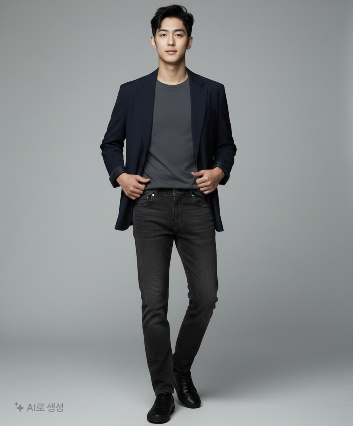 프리즘웍스(FRIZMWORKS) OG SLIM CROP DENIM PANTS _ BLACK XL