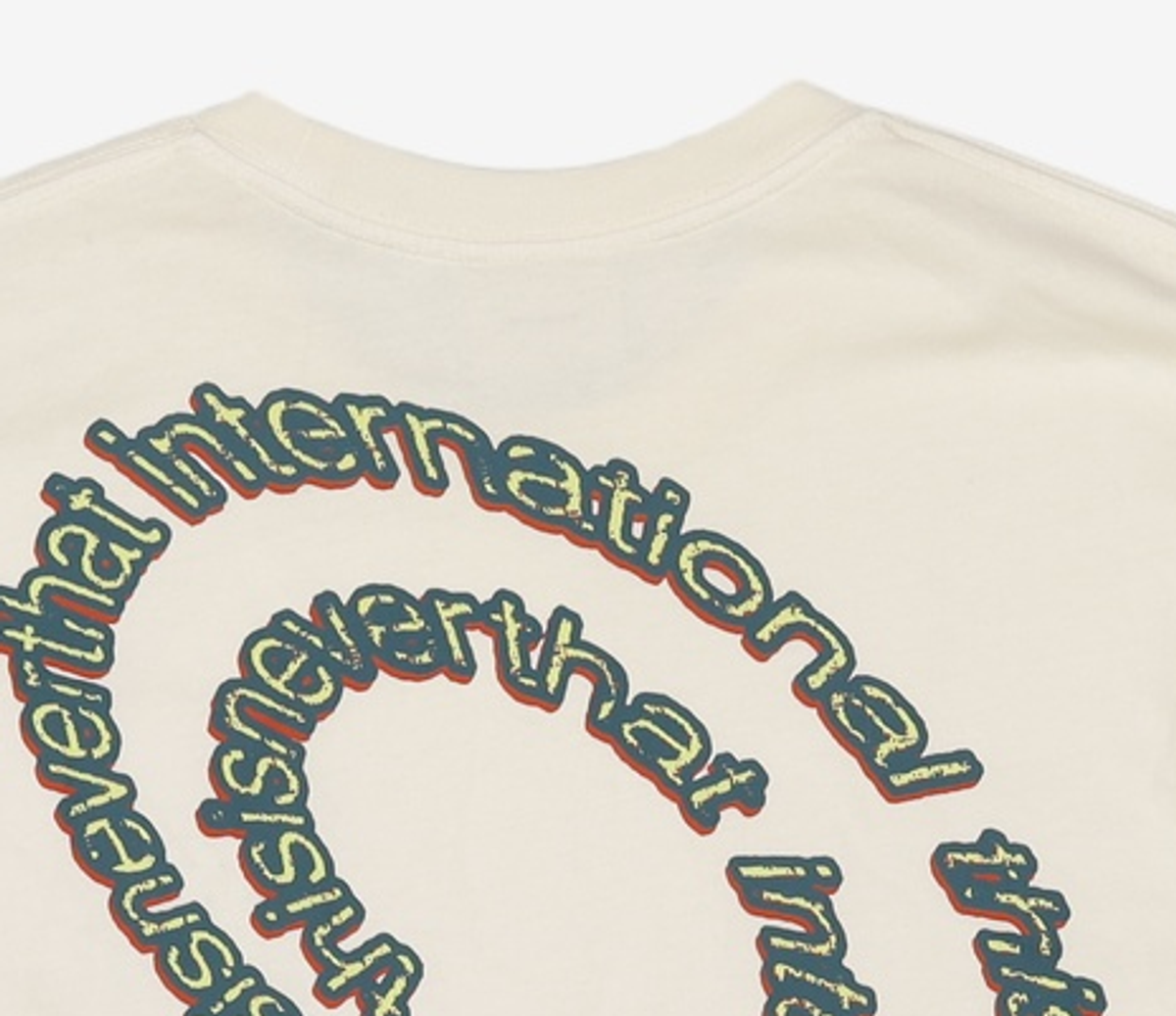 디스이즈네버댓(THISISNEVERTHAT) Spiral Logo L/S Tee Ivory XL