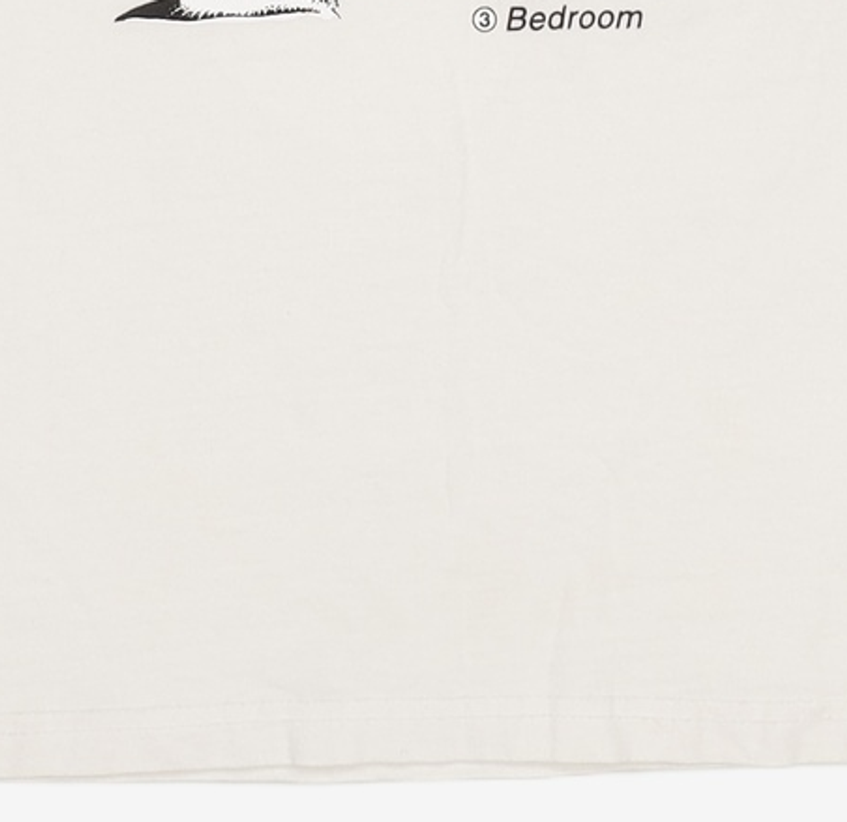 노매뉴얼(NOMANUAL) BACKPACK T-SHIRT - WHITE M