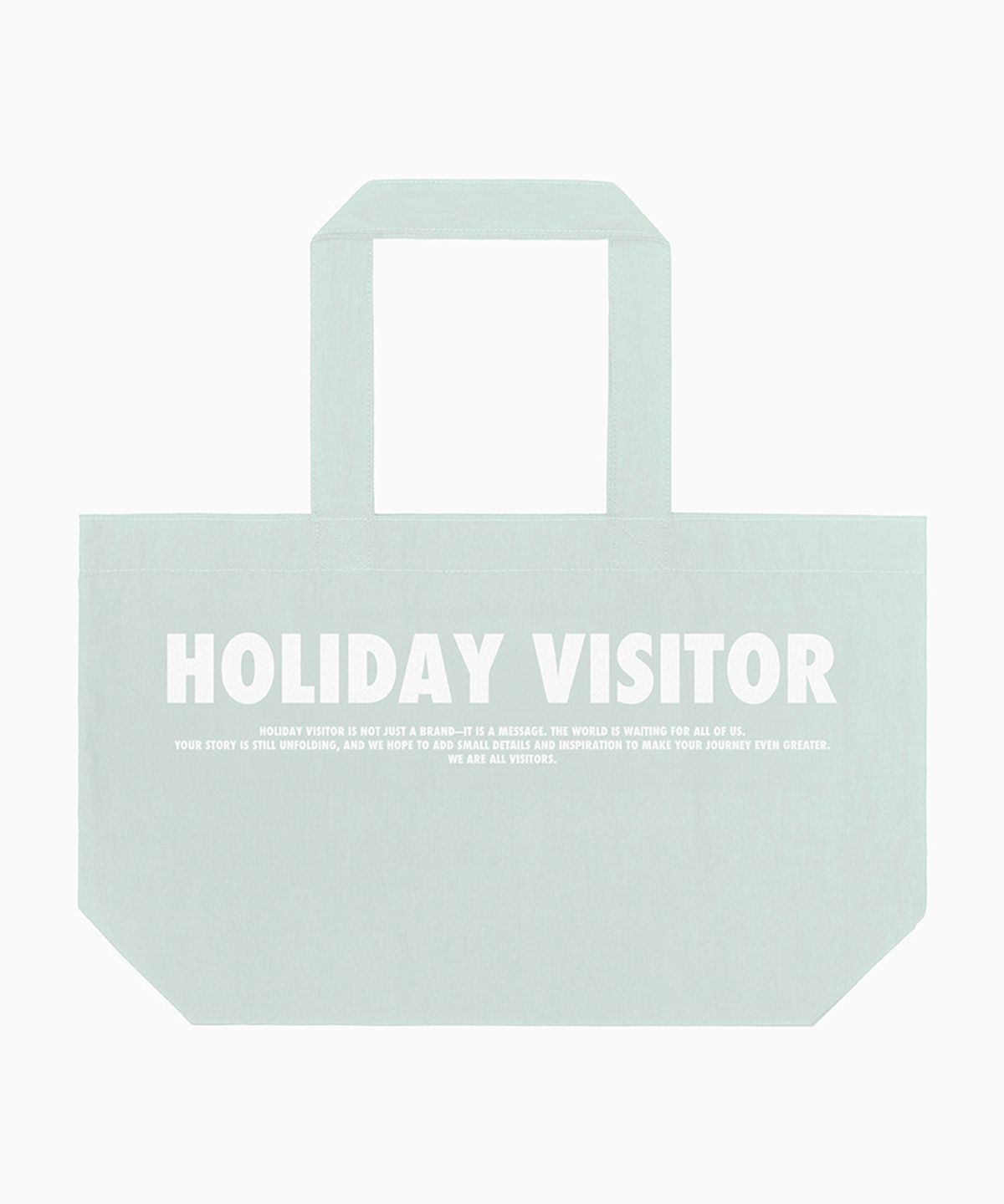 홀리데이비지터(HOLIDAYVISITOR) 빅 에코백 라이트