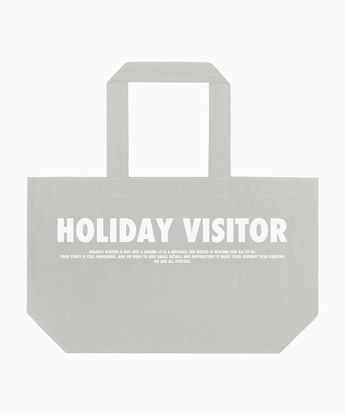 홀리데이비지터(HOLIDAYVISITOR) 빅 에코백 라이트