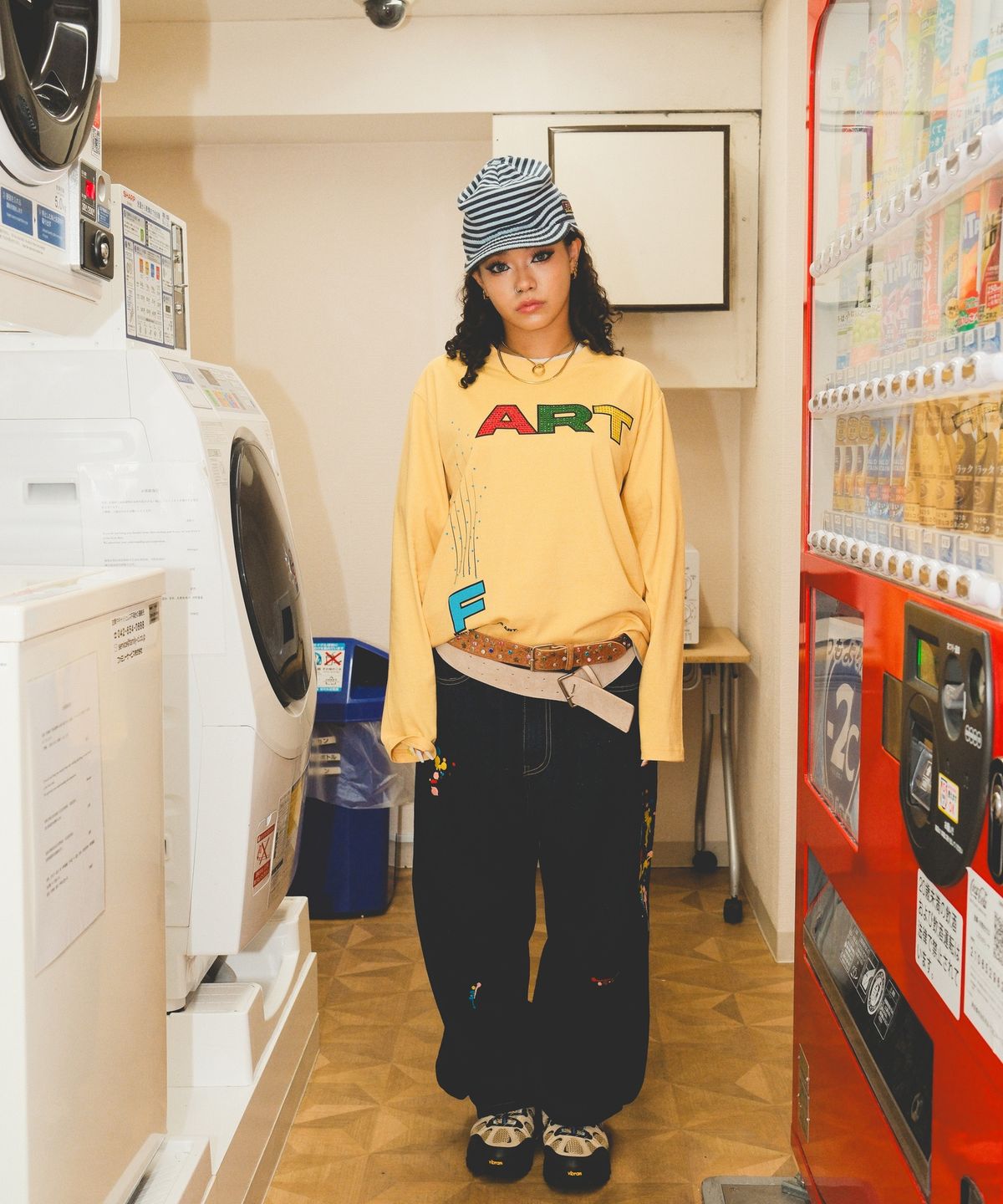가먼츠팹(GARMENTS FAB) Hot Fix Fart Longseelve (YELLOW)