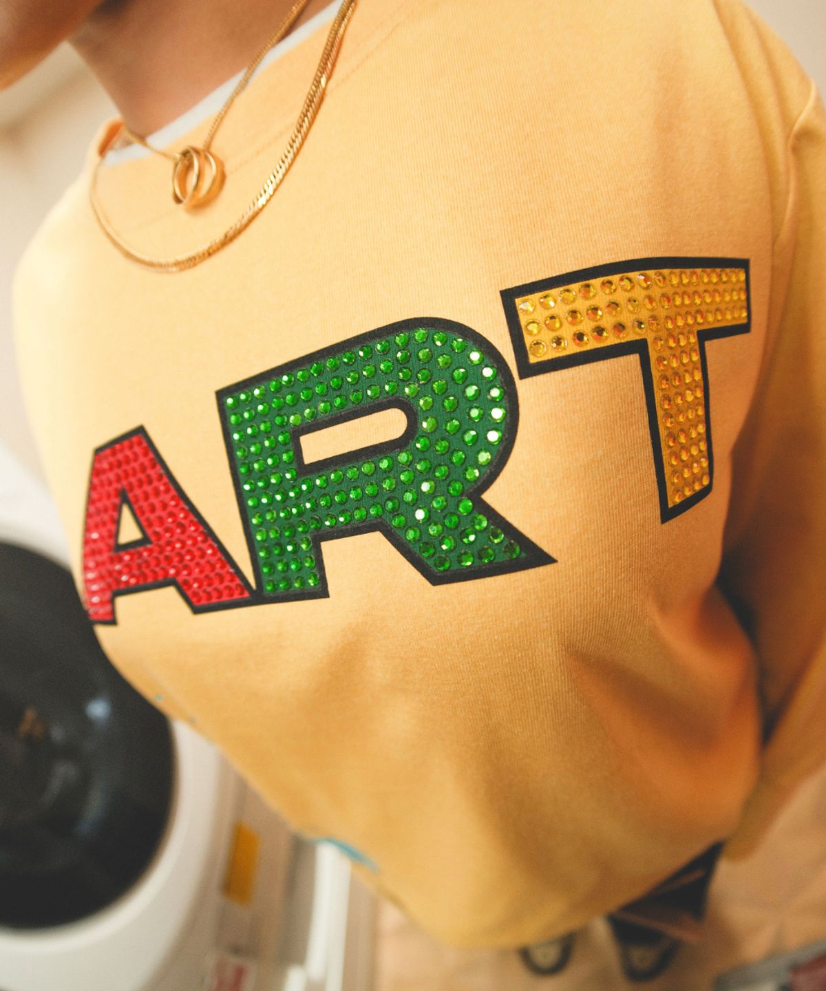 가먼츠팹(GARMENTS FAB) Hot Fix Fart Longseelve (YELLOW)
