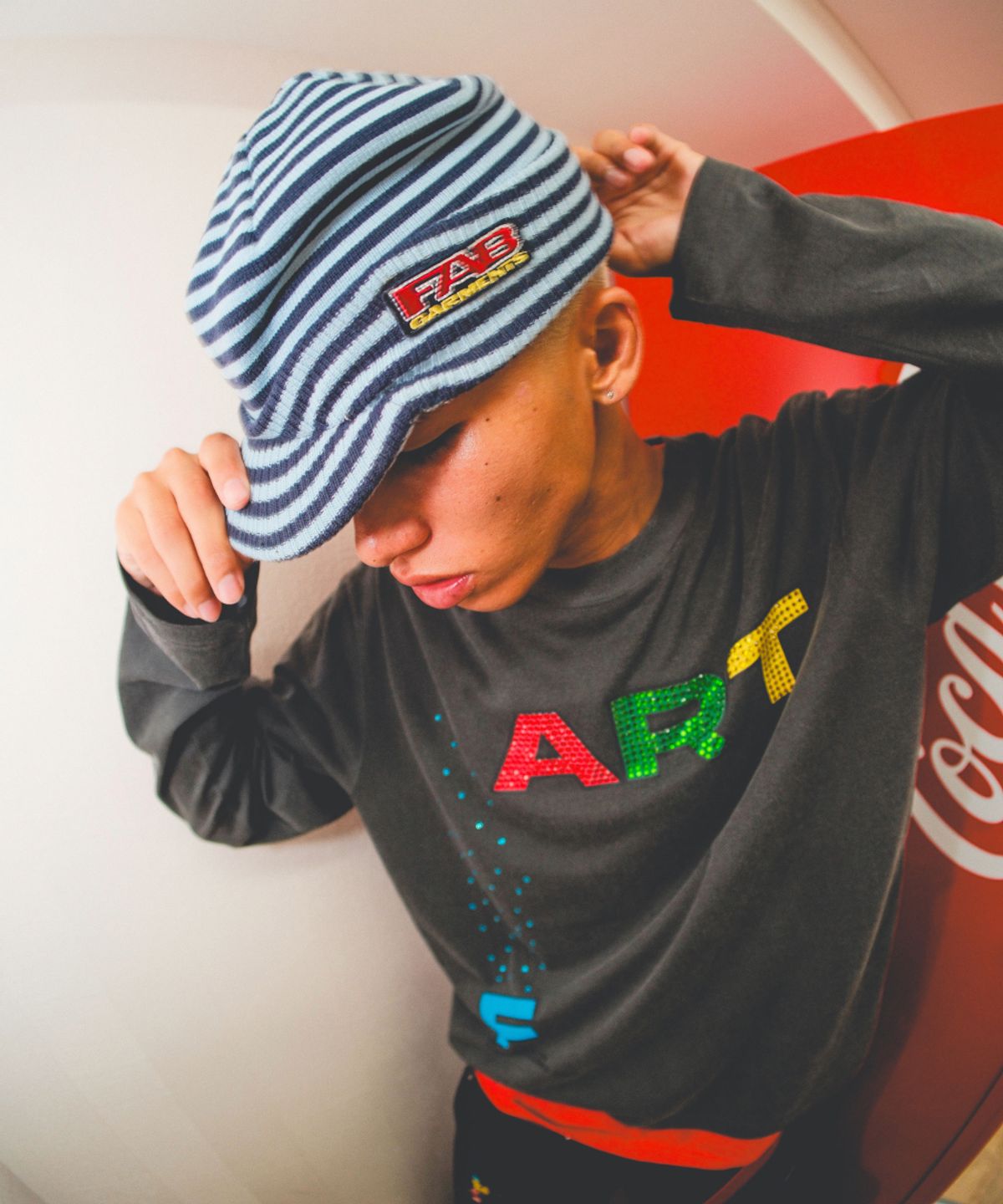 가먼츠팹(GARMENTS FAB) Hot Fix Fart Longsleeve (CHARCOAL)