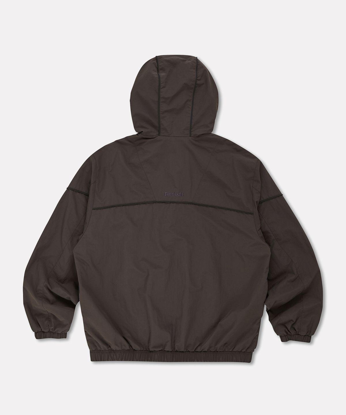리복(REEBOK) 그리드 후드 윈드 브레이커 - 차콜