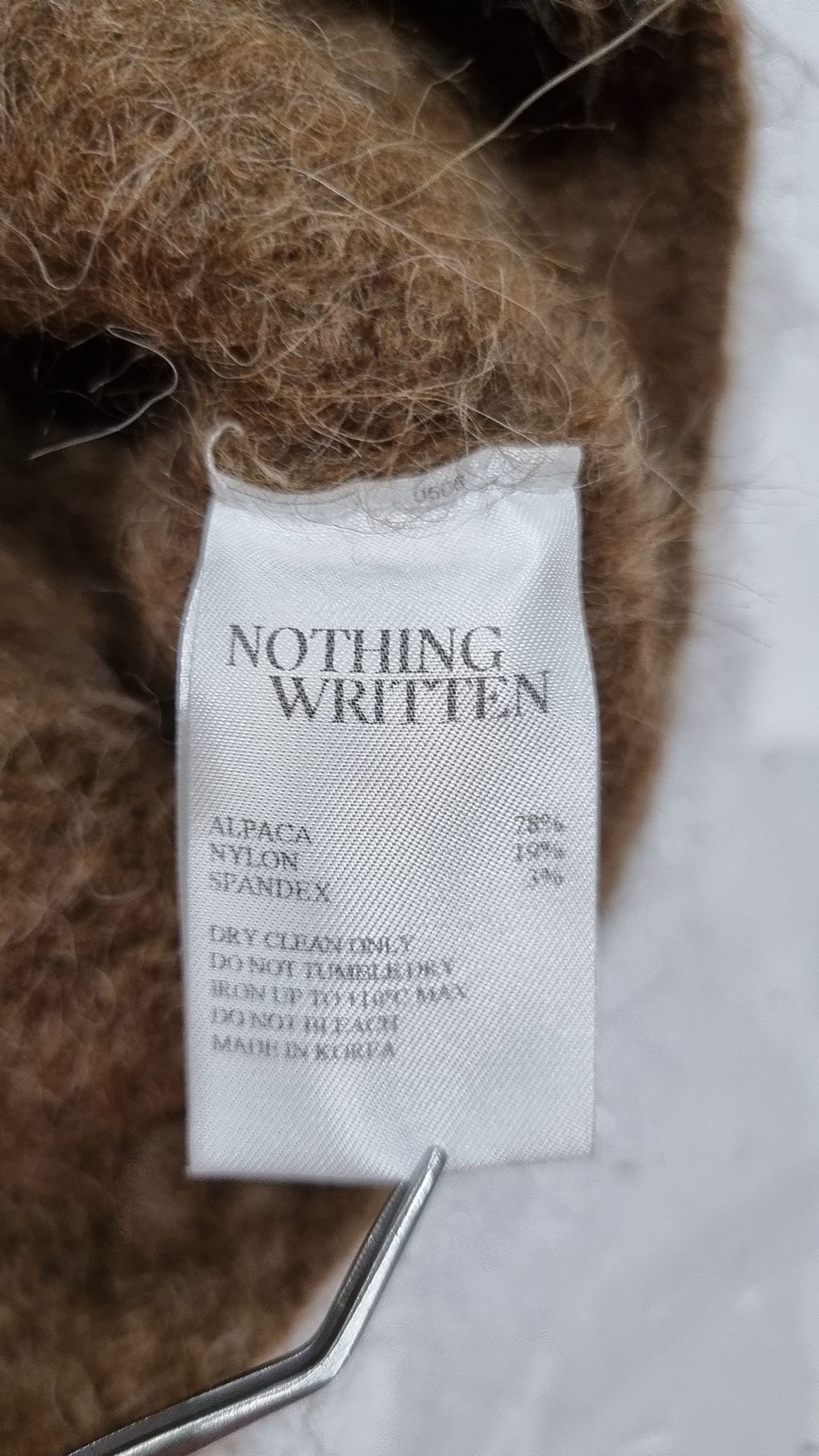 낫띵리튼(NOTHING WRITTEN) 니트/스웨터 FREE