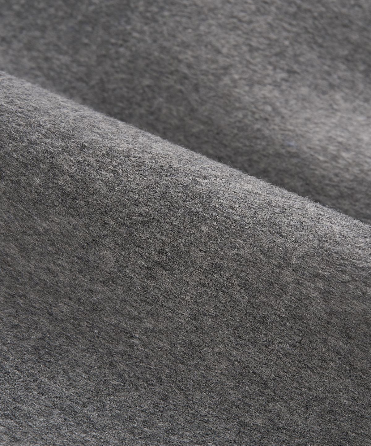 페플리(PEPLEE) Button High Neck Short Coat (Grey)