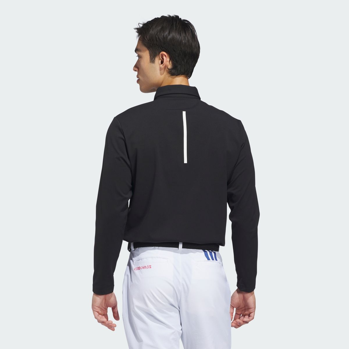 아디다스 골프(ADIDAS GOLF) 브러쉬드 롱 슬리브 폴로 셔츠 KF9752