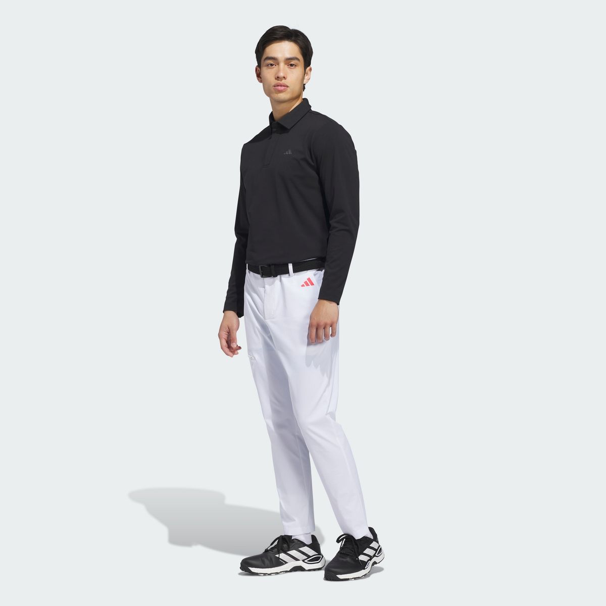 아디다스 골프(ADIDAS GOLF) 브러쉬드 롱 슬리브 폴로 셔츠 KF9752