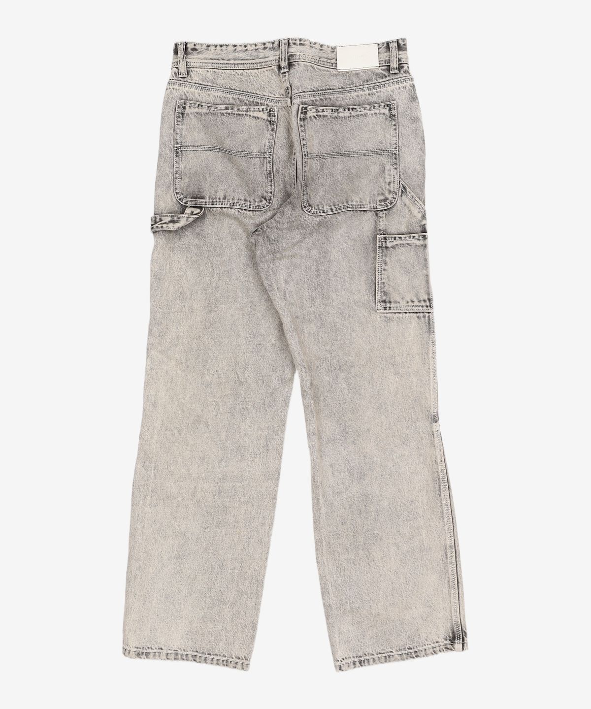 메종미네드(MAISON MINED) WHITE SPREAD CARPENTER DENIM-WHITE 48