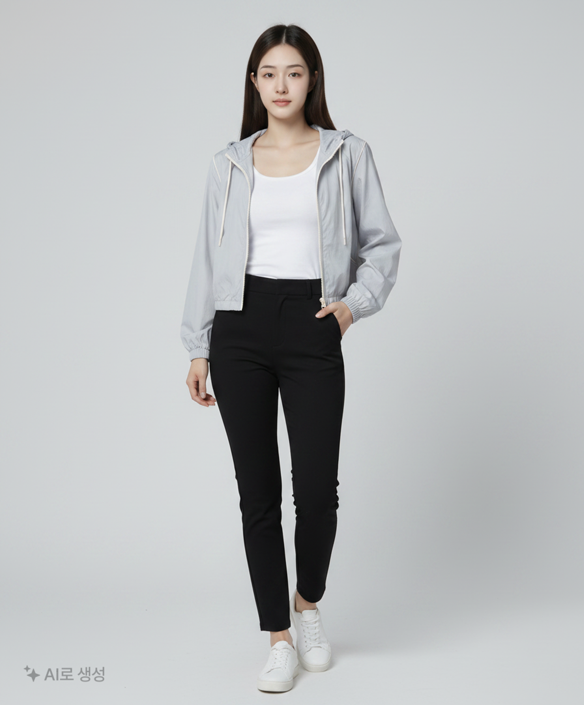 스파오(SPAO) 나일론/코치 재킷 M