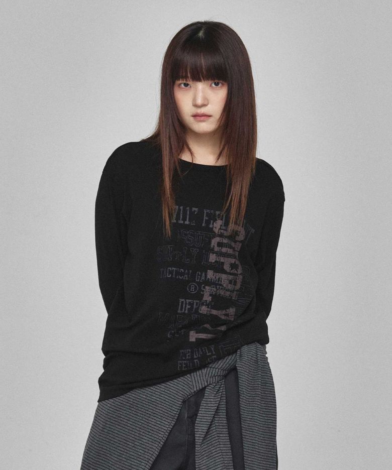 71 Textured Long Sleeve (Black)