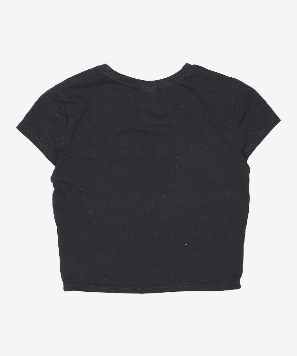 유희(YOUHEE) YOUHEE BIG LOGO CROP T-SHIRTS BLACK FREE