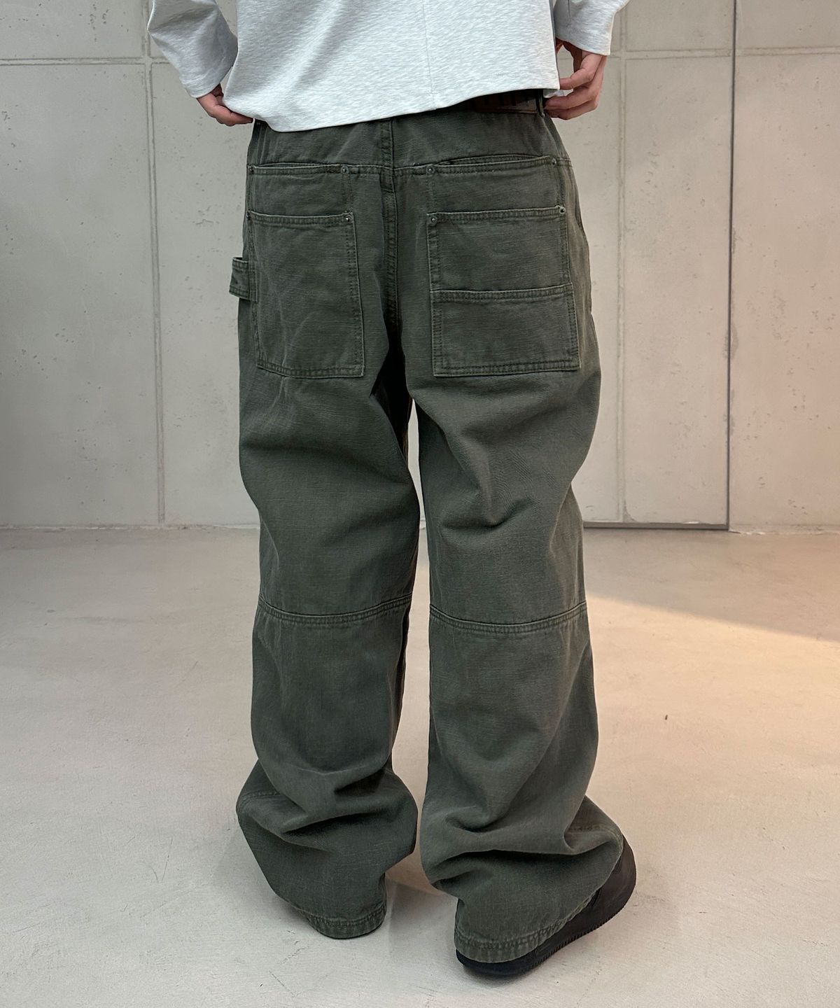 기철(KICHUL) Segment Cotton Pants (Khaki)
