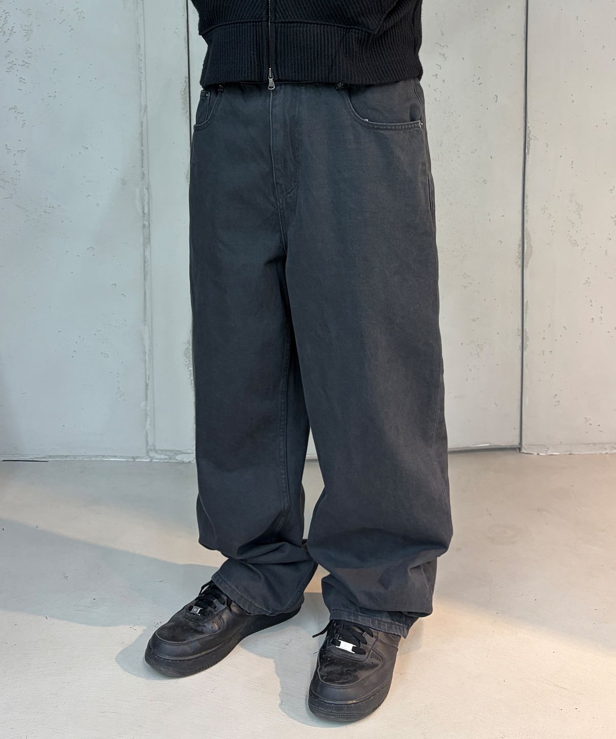 기철(KICHUL) All Day Cotton Pants (Charcoal)